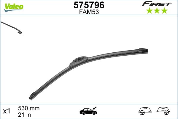 Valeo 575796 - Wiper Blade car-mod.net
