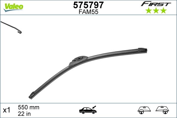 Valeo 575797 - Wiper Blade car-mod.net
