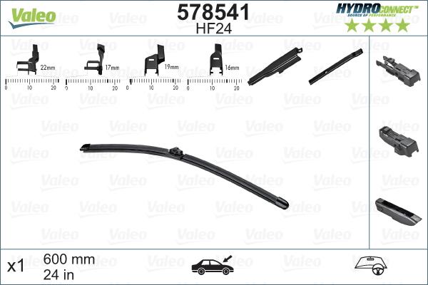 Valeo 578541 - Wiper Blade car-mod.net