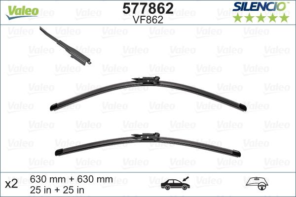 Valeo 577862 - Wiper Blade car-mod.net