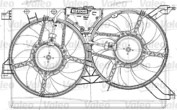 Valeo 696021 - Fan, radiator car-mod.net