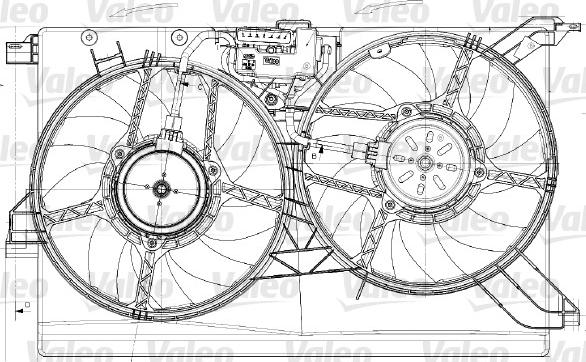 Valeo 696022 - Fan, radiator car-mod.net