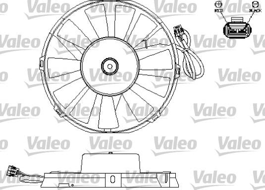 Valeo 696172 - Fan, radiator car-mod.net