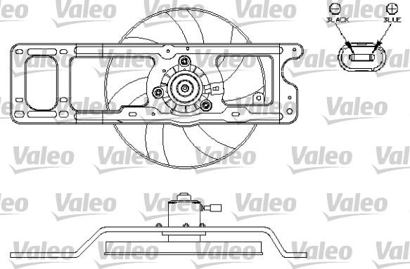 Valeo 696216 - Fan, radiator car-mod.net