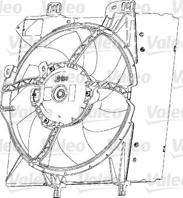 Valeo 696238 - Fan, radiator car-mod.net