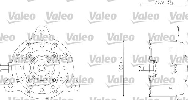 Valeo 698342 - Electric Motor, radiator fan car-mod.net