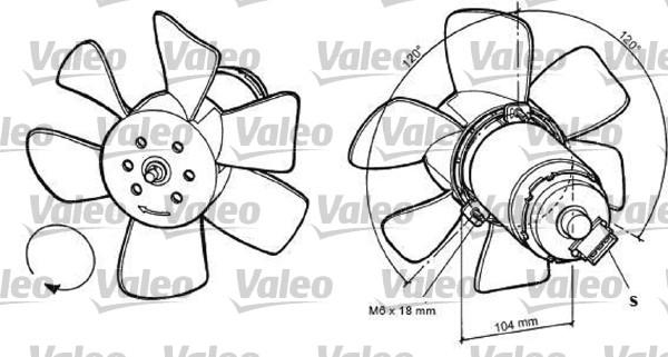 Valeo 698369 - Fan, radiator car-mod.net
