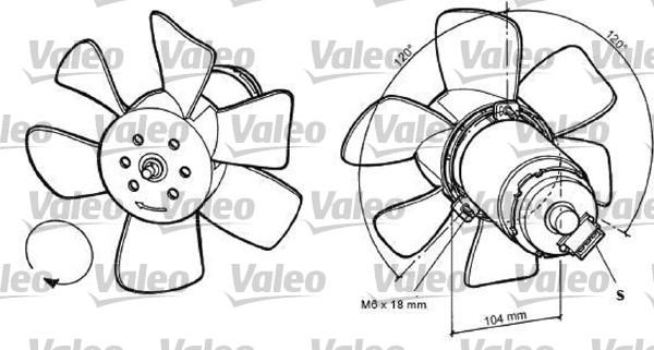 Valeo 698368 - Fan, radiator car-mod.net