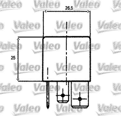 Valeo 643827 - Relay, main current car-mod.net