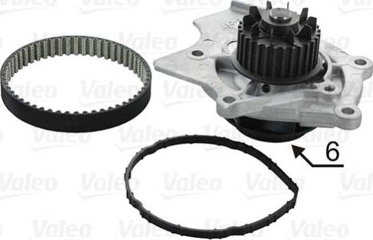 Valeo 614594 - Water Pump & Timing Belt Set car-mod.net