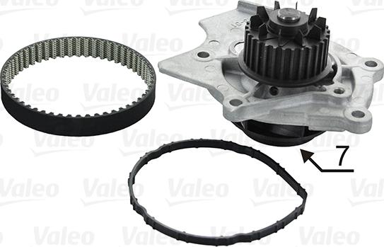 Valeo 614591 - Water Pump & Timing Belt Set car-mod.net