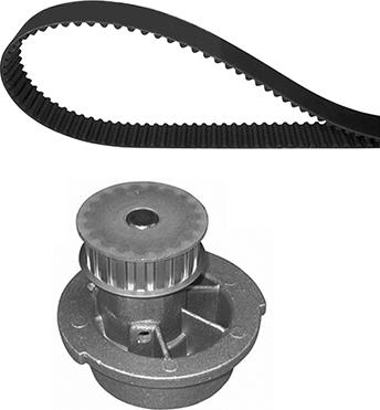 VALEO 614653 - Water Pump & Timing Belt Set car-mod.net
