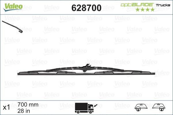 VALEO 628700 - Wiper Blade car-mod.net