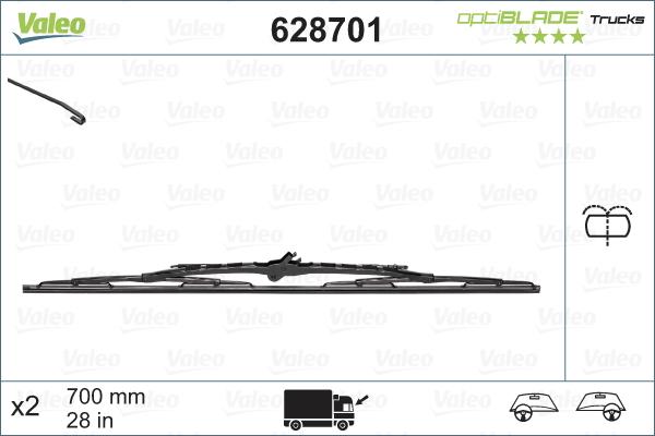 VALEO 628701 - Wiper Blade car-mod.net