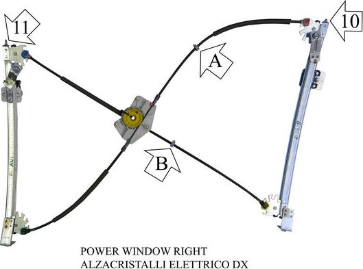Valeo 852589 - Window Regulator car-mod.net