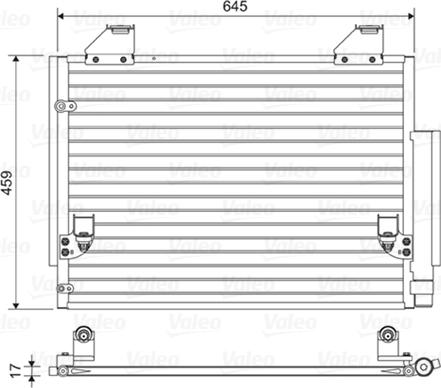 Valeo 814457 - Condenser, air conditioning car-mod.net