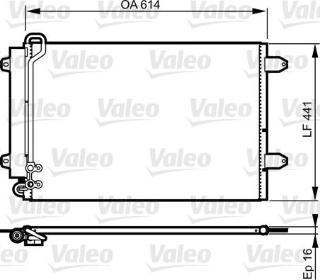 Valeo 814002 - Condenser, air conditioning car-mod.net