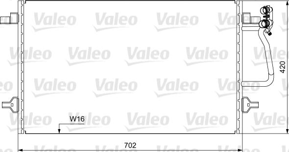 Valeo 814030 - Condenser, air conditioning car-mod.net