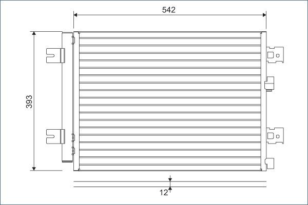 Valeo 814077 - Condenser, air conditioning car-mod.net