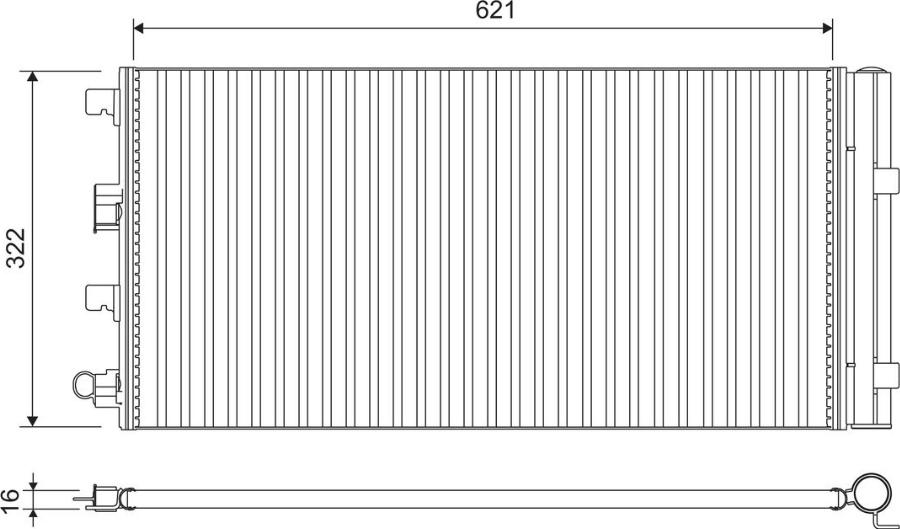 Valeo 814178 - Condenser, air conditioning car-mod.net