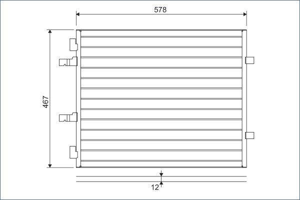 Valeo 814172 - Condenser, air conditioning car-mod.net