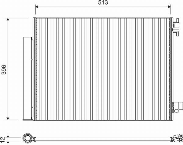 VALEO 814373 - Condenser, air conditioning car-mod.net