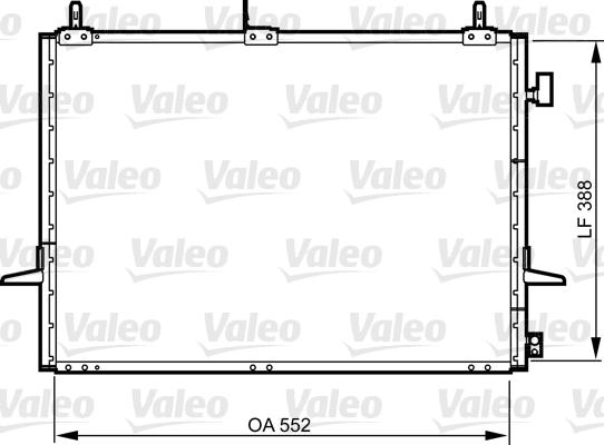VALEO 814289 - Condenser, air conditioning car-mod.net