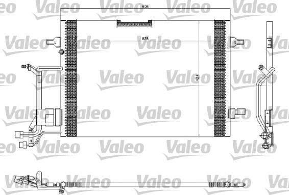 Valeo 816967 - Condenser, air conditioning car-mod.net