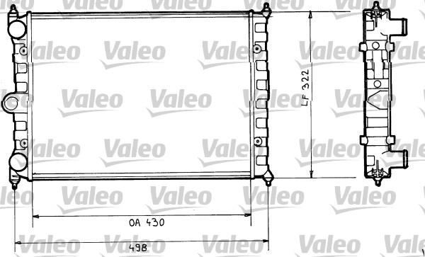 Valeo 816703 - Radiator, engine cooling car-mod.net