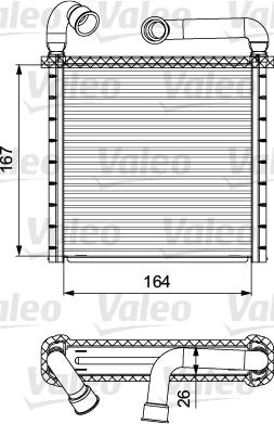 Valeo 811506 - Heat Exchanger, interior heating car-mod.net