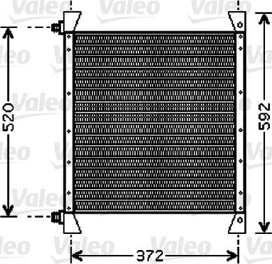 Valeo 818039 - Condenser, air conditioning car-mod.net