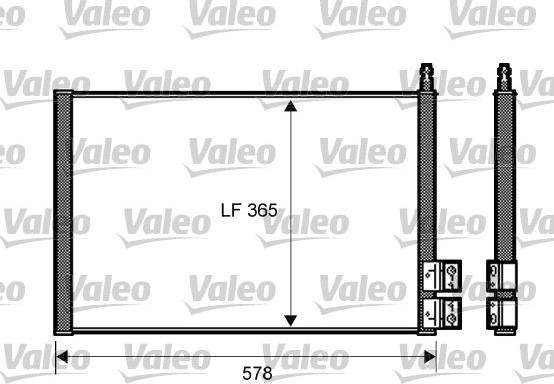 Valeo 818195 - Condenser, air conditioning car-mod.net