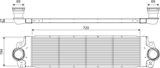 Valeo 818272 - Intercooler, charger car-mod.net