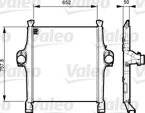 Valeo 818736 - Intercooler, charger car-mod.net