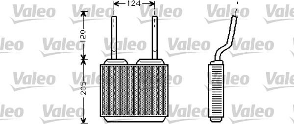 Valeo 812146 - Heat Exchanger, interior heating car-mod.net
