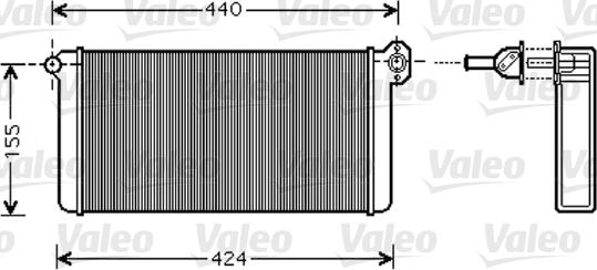 Valeo 812356 - Heat Exchanger, interior heating car-mod.net