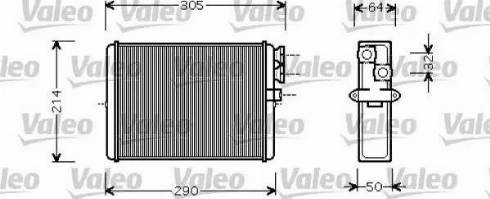 Valeo 812328 - Heat Exchanger, interior heating car-mod.net