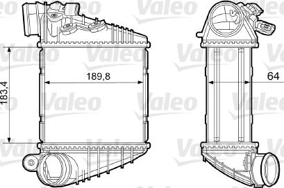 Valeo 817457 - Intercooler, charger car-mod.net