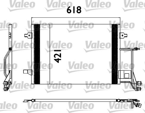 Valeo 817666 - Condenser, air conditioning car-mod.net
