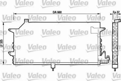 Valeo 817021 - Condenser, air conditioning car-mod.net