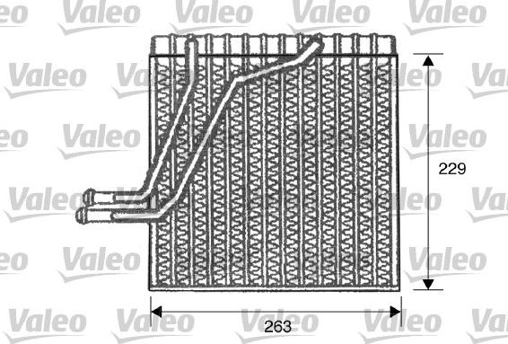 Valeo 817113 - Evaporator, air conditioning car-mod.net
