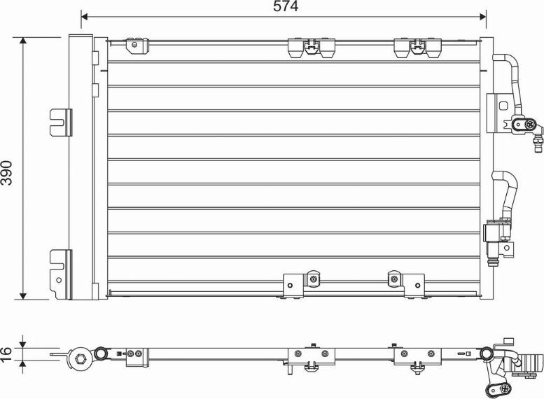 Valeo 817846 - Condenser, air conditioning car-mod.net