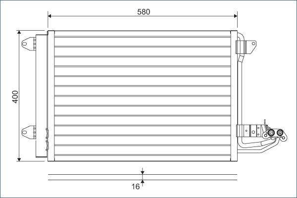 Valeo 817777 - Condenser, air conditioning car-mod.net