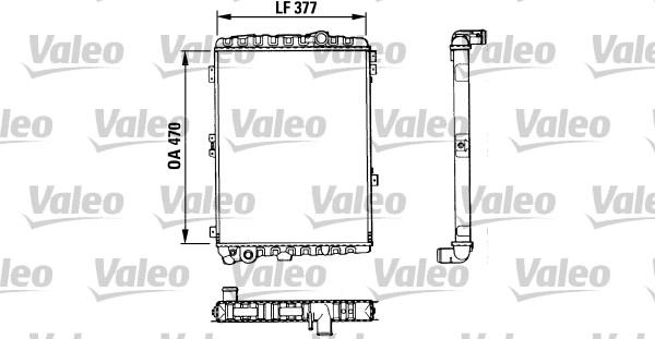 Valeo 883864 - Radiator, engine cooling car-mod.net