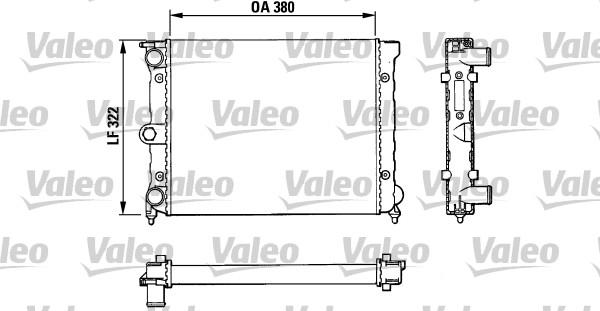 Valeo 883818 - Radiator, engine cooling car-mod.net