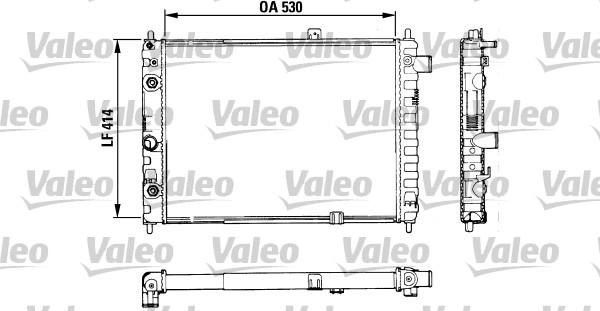 Valeo 883754 - Radiator, engine cooling car-mod.net
