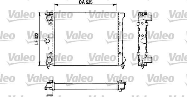 Valeo 883720 - Radiator, engine cooling car-mod.net