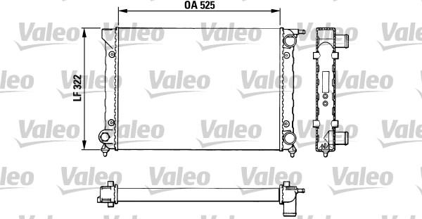 Valeo 883727 - Radiator, engine cooling car-mod.net