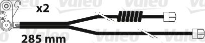 Valeo 882301 - Warning Contact, brake pad wear car-mod.net