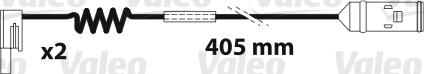 Valeo 882331 - Warning Contact, brake pad wear car-mod.net